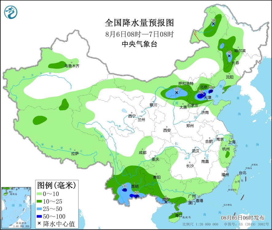 东北华北等地有较明显降水 江汉江淮等地有持续性高温