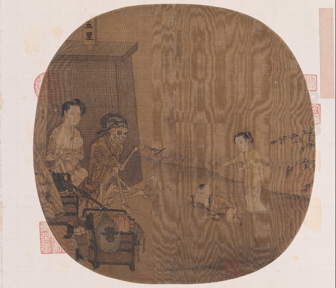 南宋名画《骷髅幻戏图》。图片来源：故宫博物院官方网站
