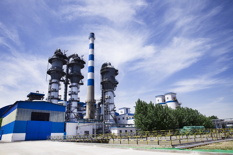 山西光大焦化气源有限公司提标改造的脱硫脱硝运行装置。