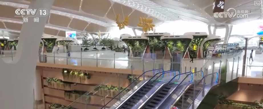 “3座航站楼+5条跑道”“智慧+文化”亮点拉满！多视角解锁这座大型航空枢纽(图2)