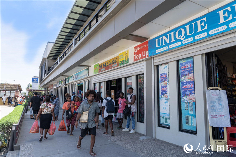 2023年9月12日,所罗门群岛首都霍尼亚拉街景。人民网 贺吉摄