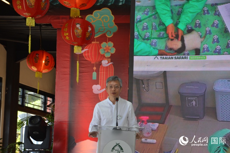 王鲁彤大使致辞      人民网记者 李培松摄