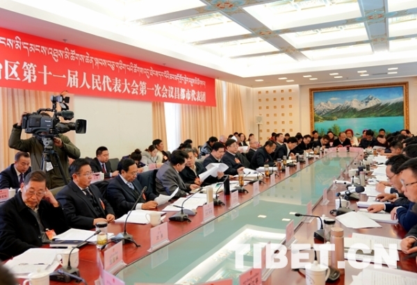 届人大一次会议各代表团分组审议政府工作报告