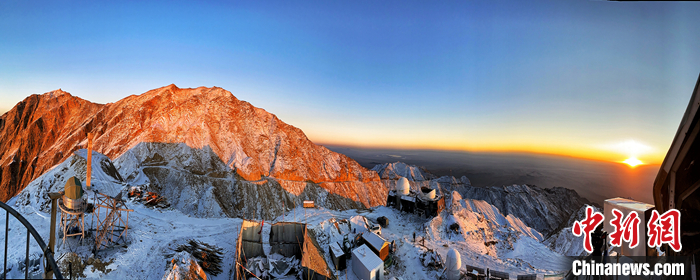 资料图为青海省海西州冷湖天文观测基地。 <a target='_blank' href='/'><p  align=