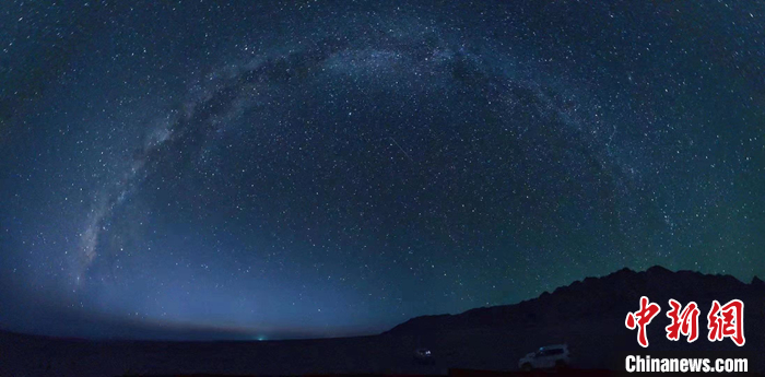 资料图为青海省海西州冷湖天文观测基地的星空。 <a target='_blank' href='/'><p  align=