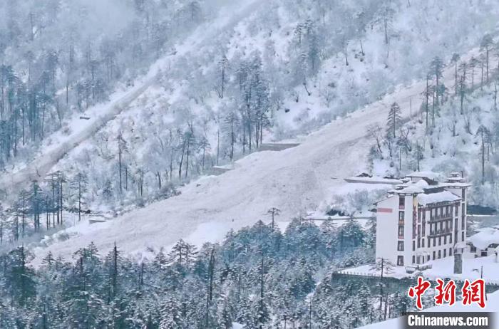 进出西藏墨脱唯一公路因雪崩中断现场无滞留人员和车辆