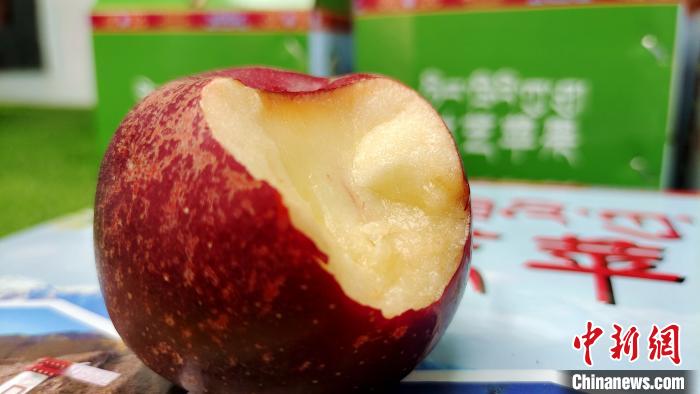 图为通麦村特色甜心苹果。　贡桑拉姆 摄