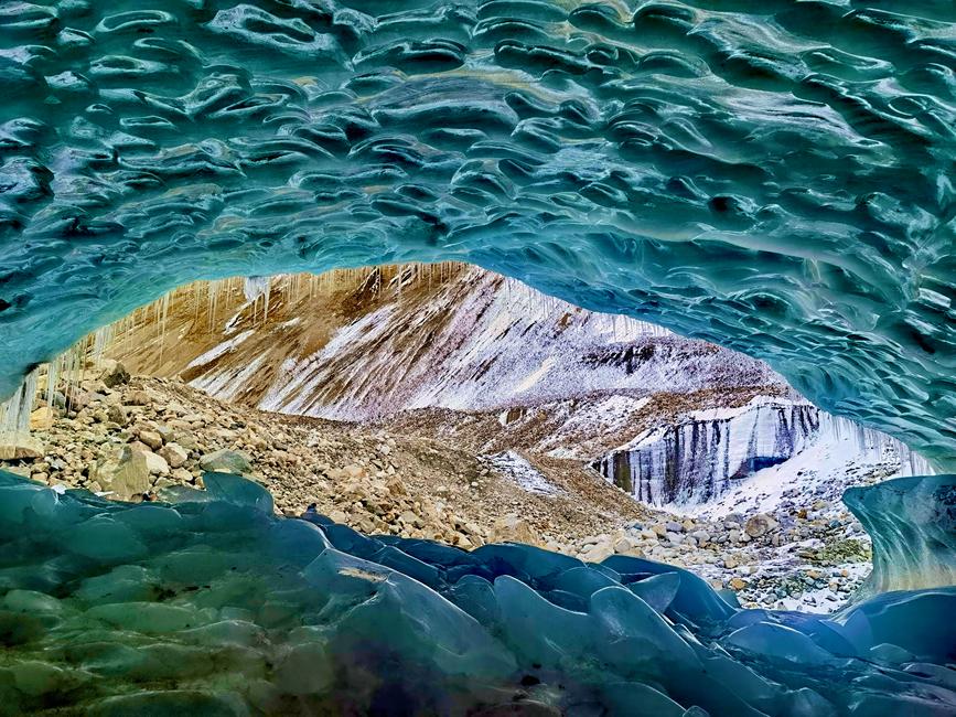 西藏贡嘎：绝美冰洞景观【4】