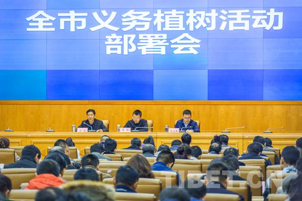 义务植树共建绿色拉萨