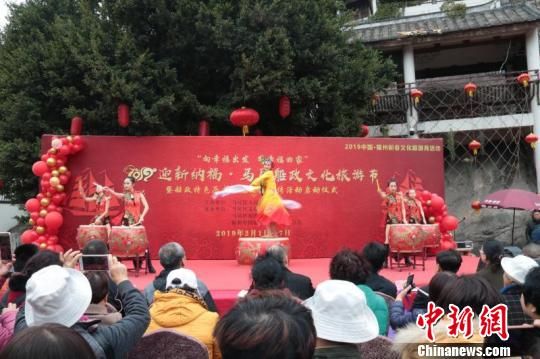2月1日，福州马尾船政文化旅游节暨船政特色历史文化街区宣传活动，在马尾船政古街启幕。　郭颖　摄