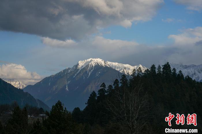 冬日，西藏波密县境内的雪山风光。　江飞波 摄