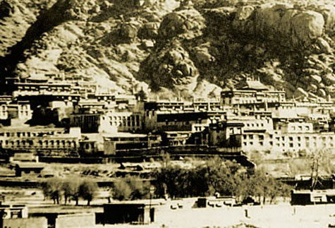 20世纪50年代以前的色拉寺全景