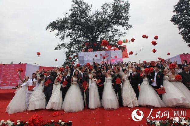 什邡:借助千年红豆树打造中国婚庆特色村