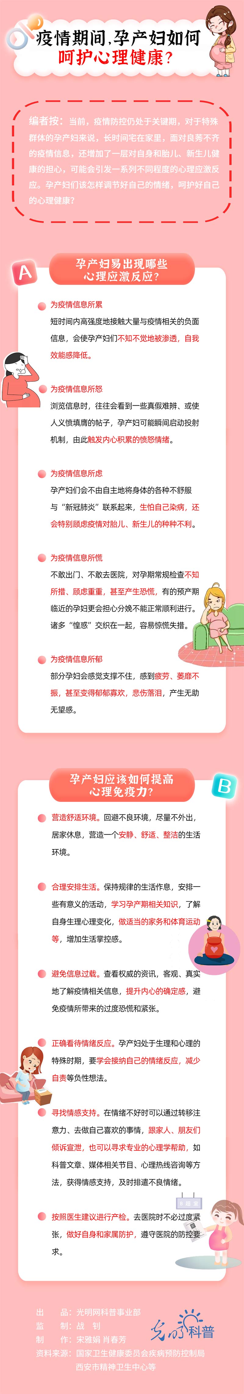 【防疫科普|心理篇】疫情期间，孕产妇如何呵护心理健康？