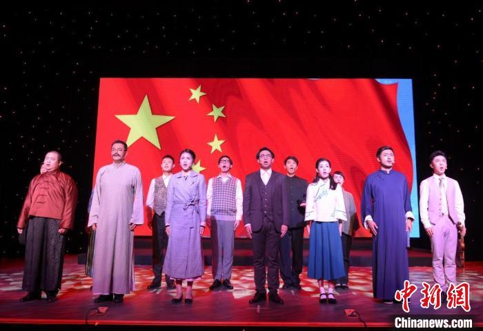 舞台剧《田汉眼中的中国》。　长沙县委宣传部供图
